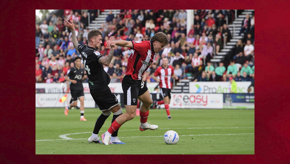 A match photo from City's game against Swansea