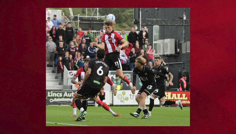 A match photo from City's game against Swansea