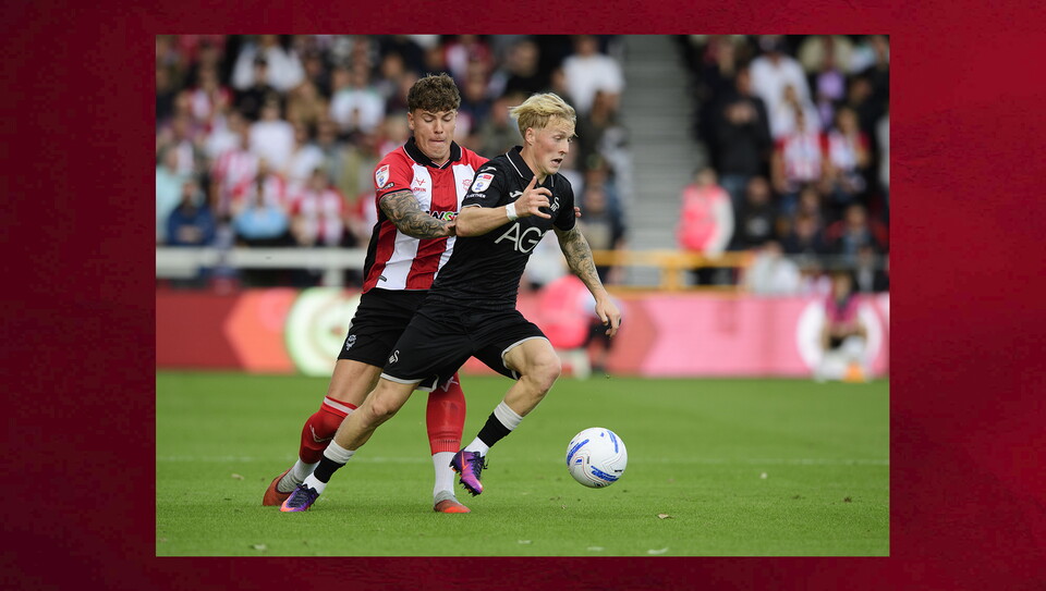 A match photo from City's game against Swansea