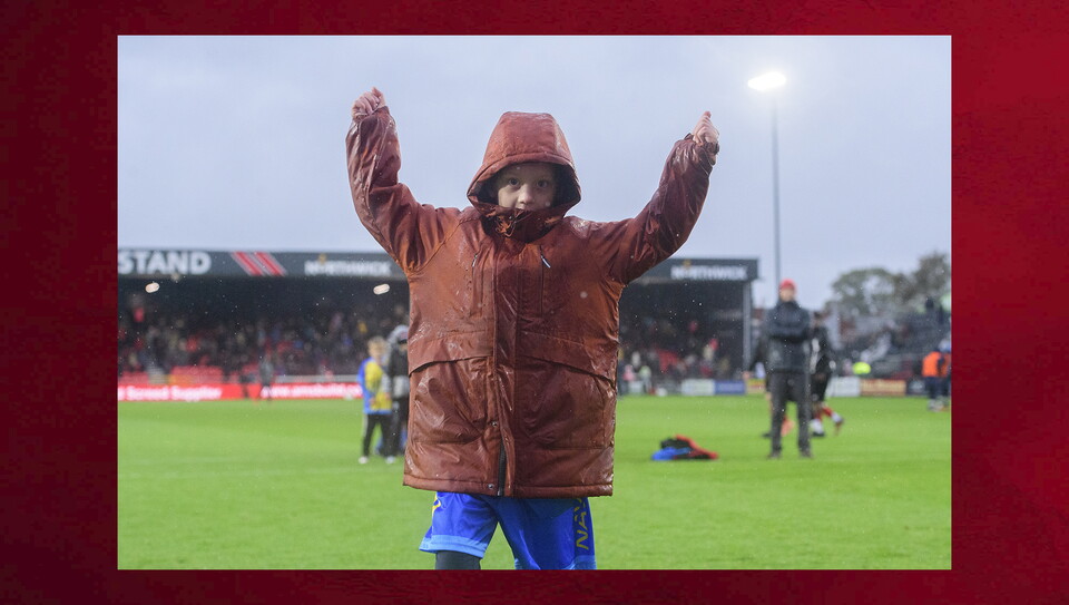 A matchday experience image from City’s 4-1 win over Burnley