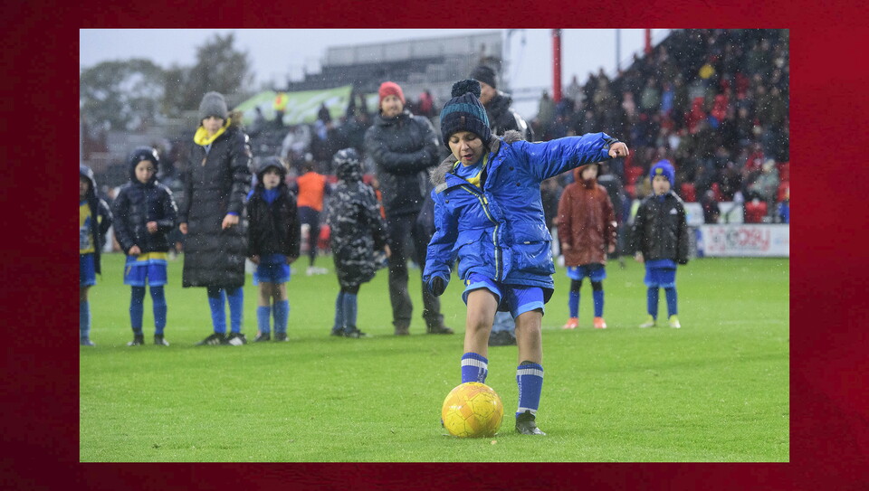 A matchday experience image from City’s 4-1 win over Burnley