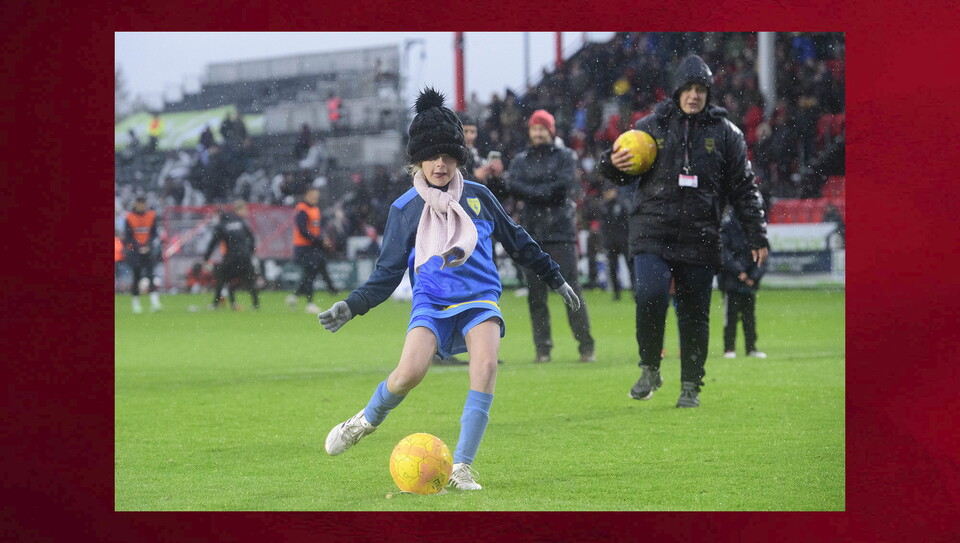 A matchday experience image from City’s 4-1 win over Burnley