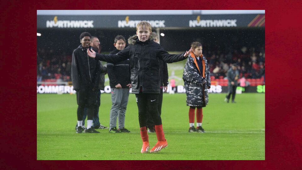 A matchday experience image from City’s 4-1 win over Burnley