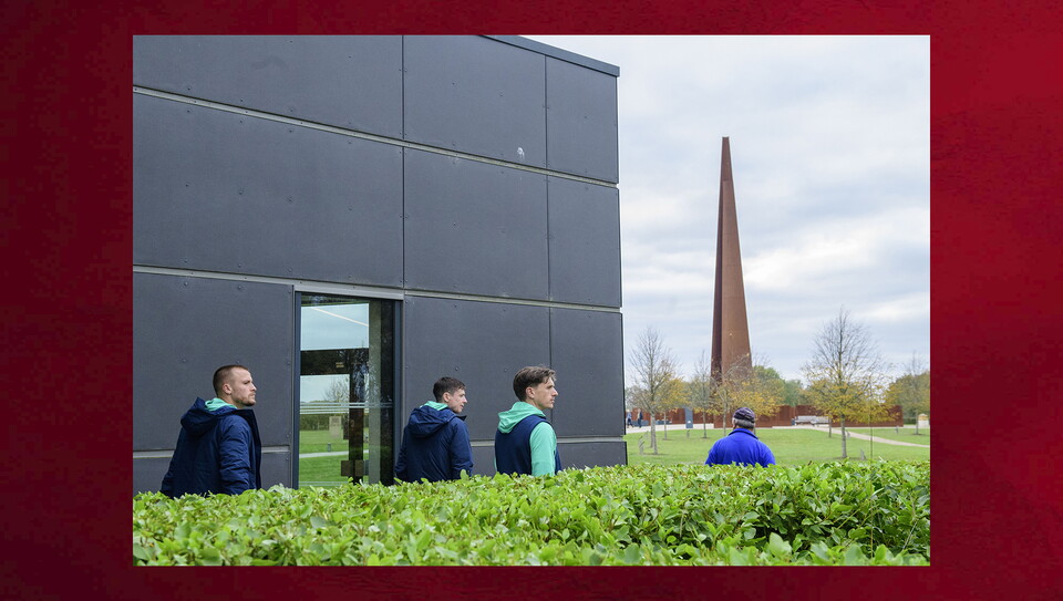 Imps players visit International Bomber Command