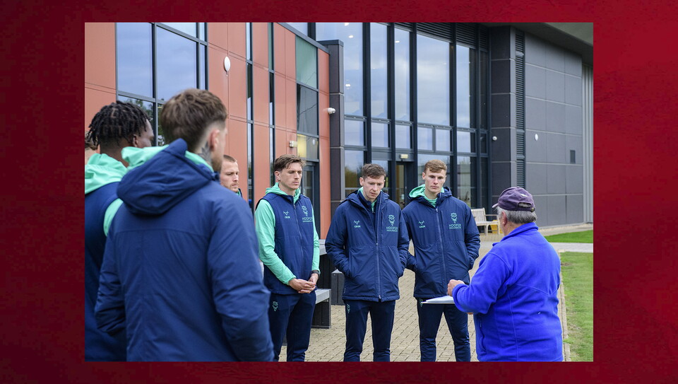 Imps players visit International Bomber Command