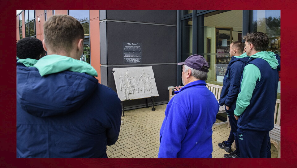 Imps players visit International Bomber Command