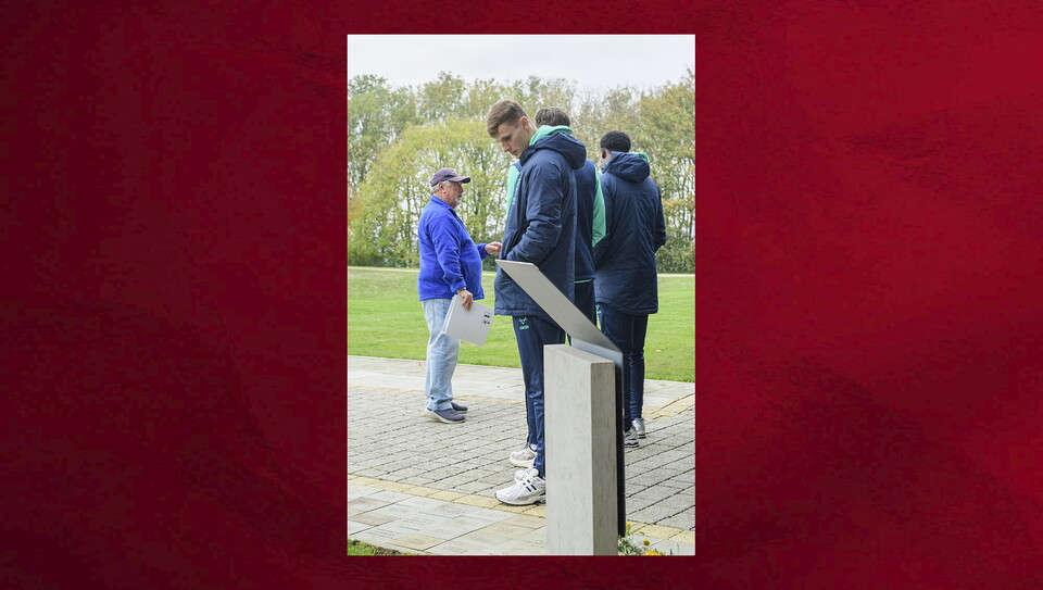 Imps players visit International Bomber Command