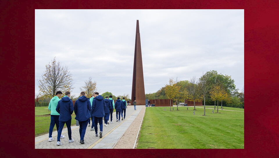 Imps players visit International Bomber Command