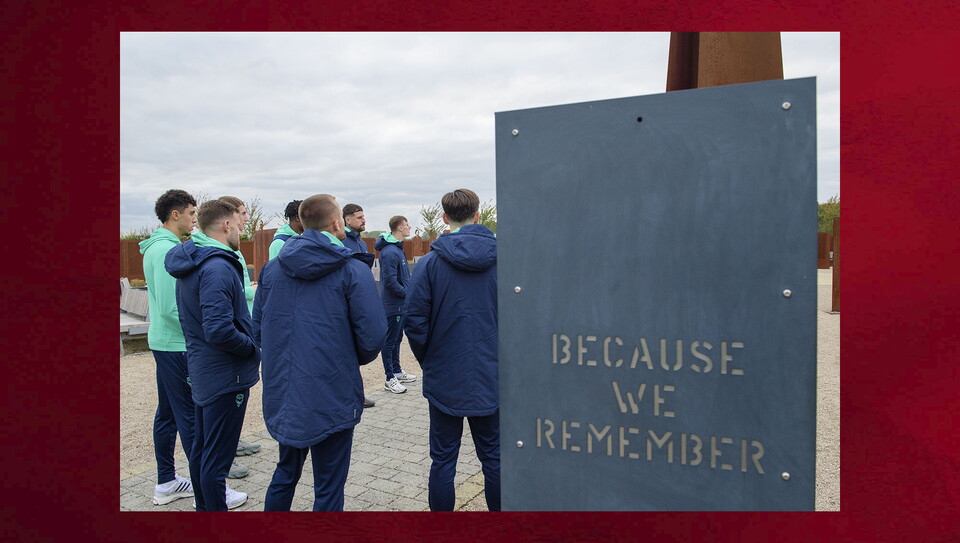 Imps players visit International Bomber Command