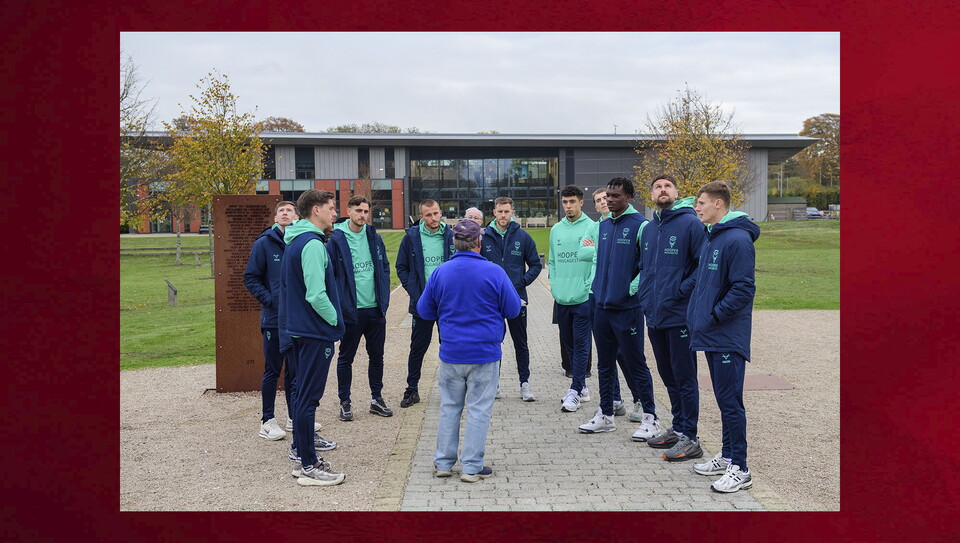 Imps players visit International Bomber Command
