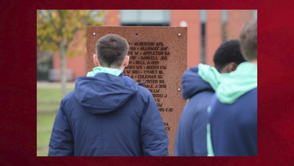 Imps players visit International Bomber Command