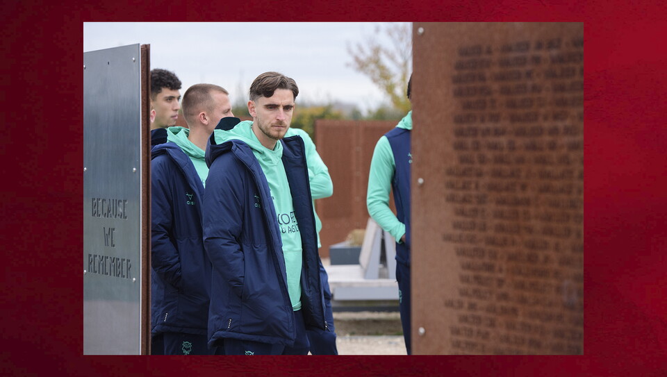 Imps players visit International Bomber Command