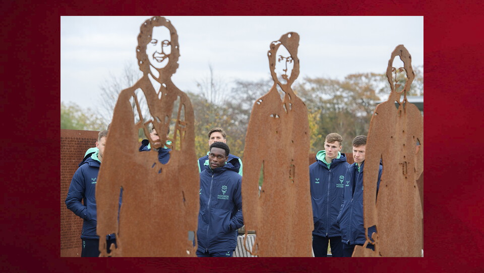 Imps players visit International Bomber Command