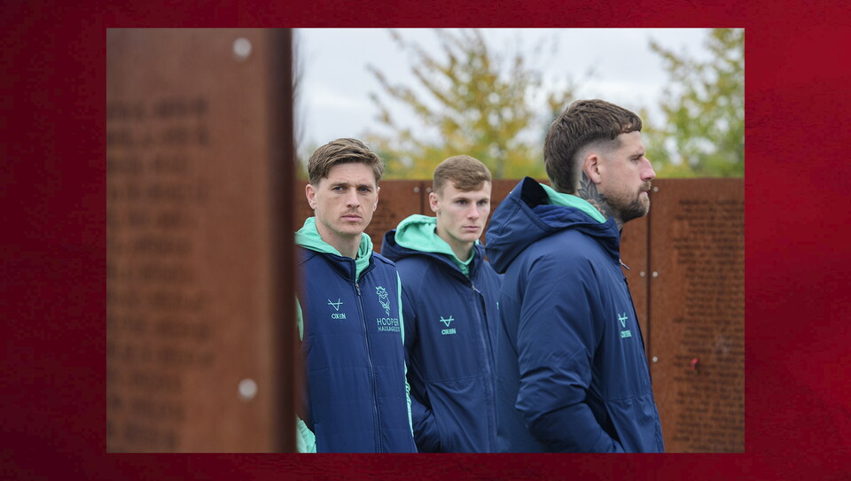 Imps players visit International Bomber Command
