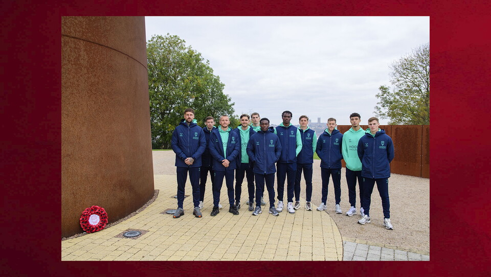 Imps players visit International Bomber Command