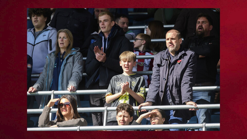 A fans photo from City’s 2-2 away draw at Millwall