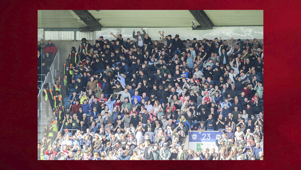 A fans photo from City’s 2-2 away draw at Millwall