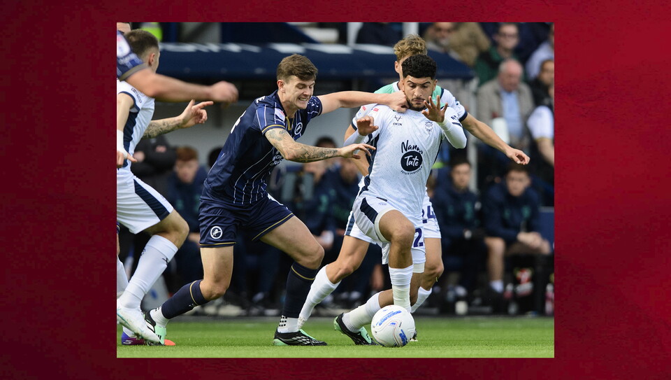 A match photo from City’s 2-2 away draw at Millwall