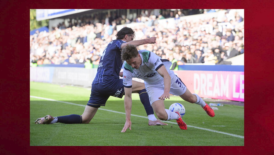 A match photo from City’s 2-2 away draw at Millwall