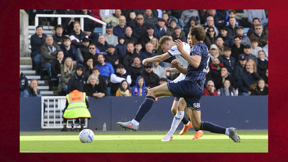 A match photo from City’s 2-2 away draw at Millwall