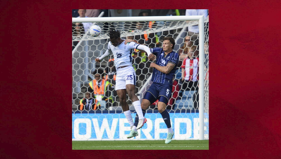 A match photo from City’s 2-2 away draw at Millwall