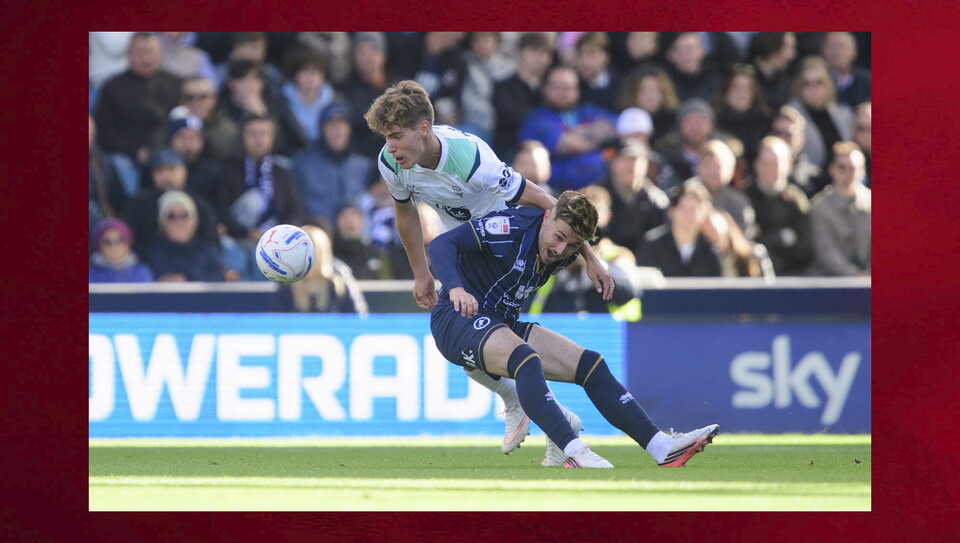 A match photo from City’s 2-2 away draw at Millwall