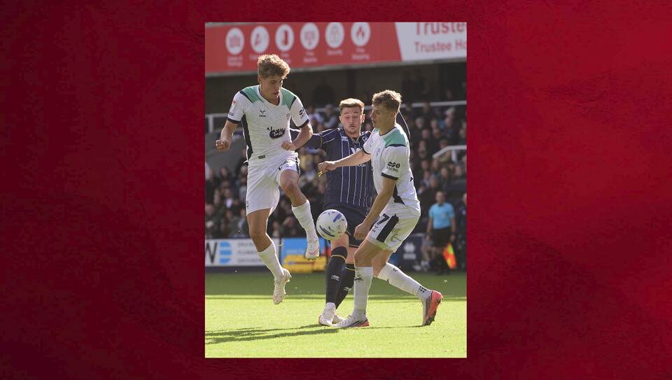 A match photo from City’s 2-2 away draw at Millwall