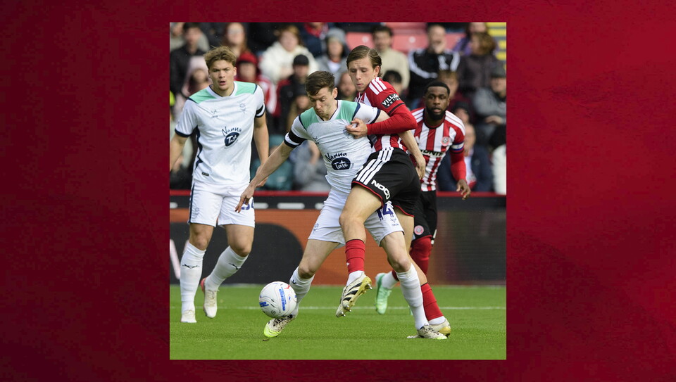 A match photo from City's game at Sheffield United
