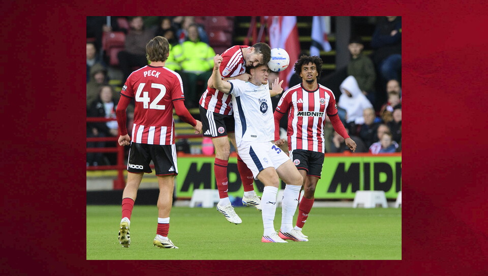 A match photo from City's game at Sheffield United
