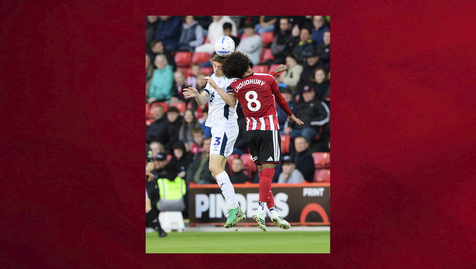A match photo from City's game at Sheffield United