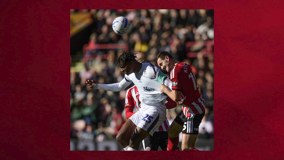 A match photo from City's game at Sheffield United