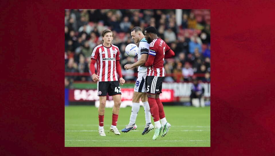A match photo from City's game at Sheffield United