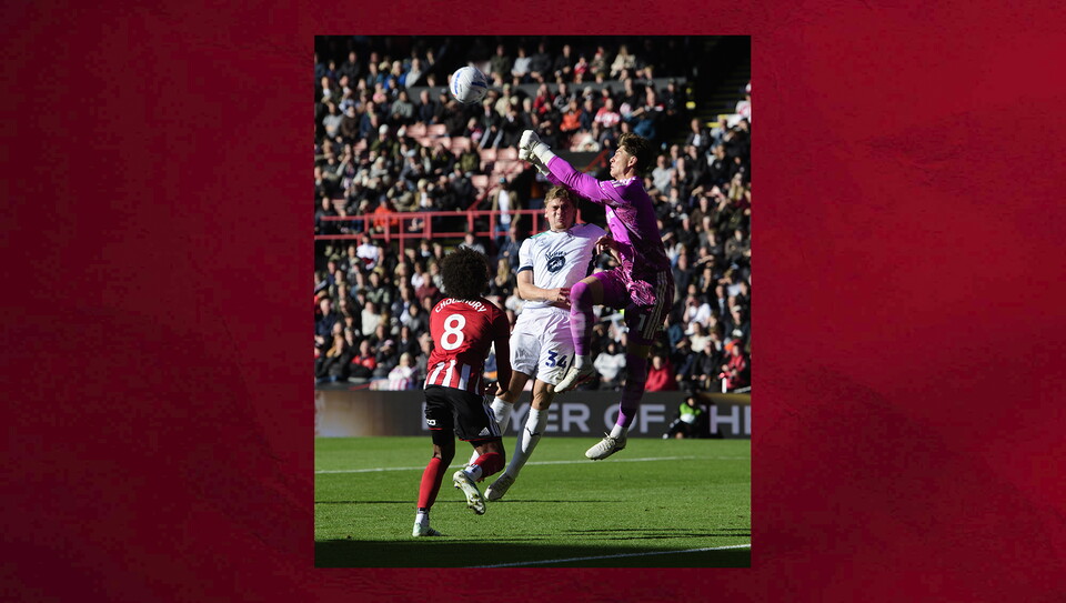 A match photo from City's game at Sheffield United