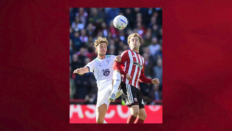 A match photo from City's game at Sheffield United