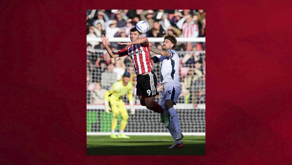 A match photo from City's game at Sheffield United