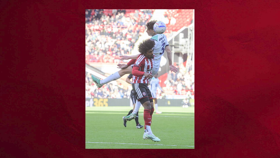 A match photo from City's game at Sheffield United