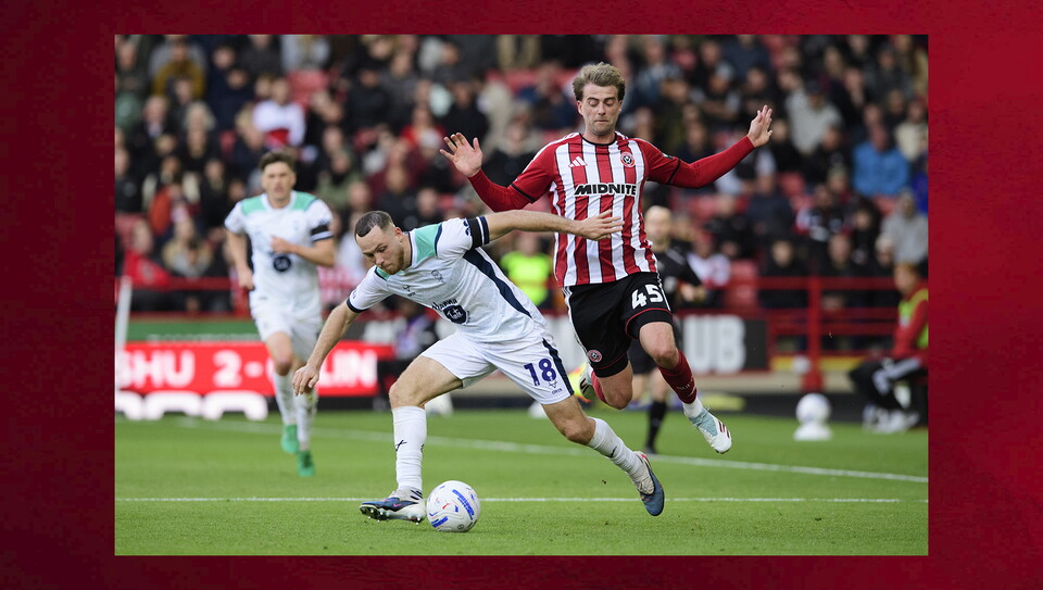 A match photo from City's game at Sheffield United
