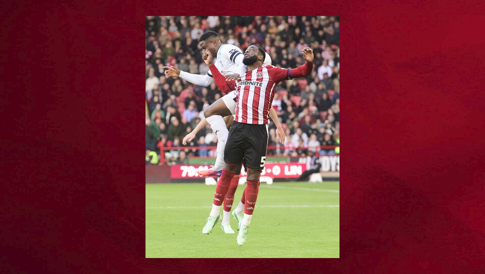 A match photo from City's game at Sheffield United