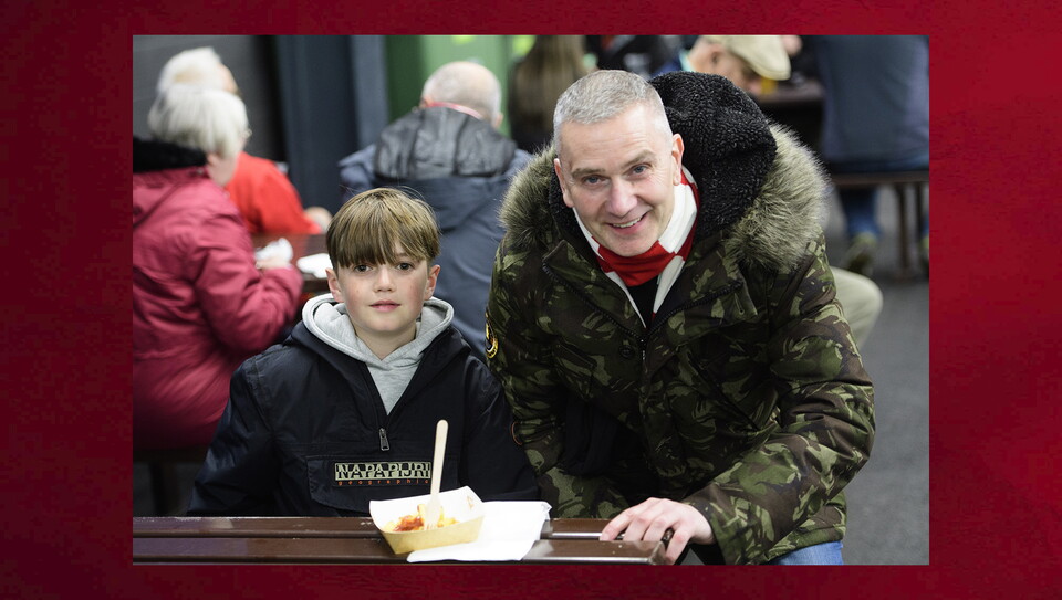 A fans photo from City's game against West Ham United