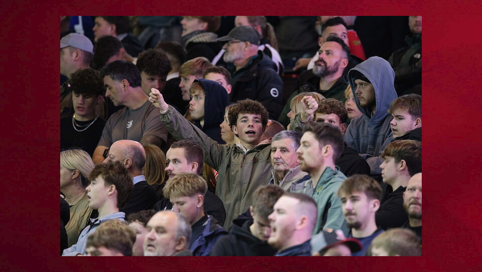 A fans photo from City's game against West Ham United