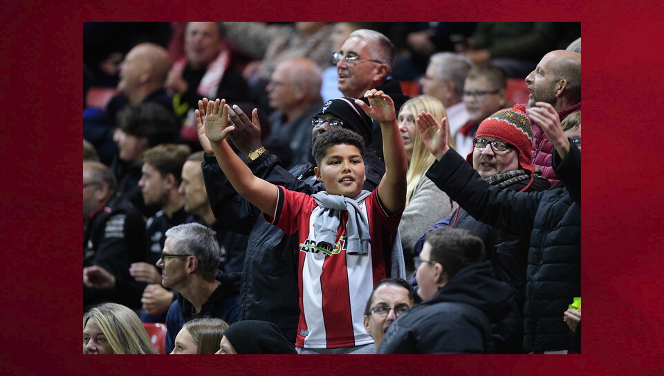 A fans photo from City's game against West Ham United