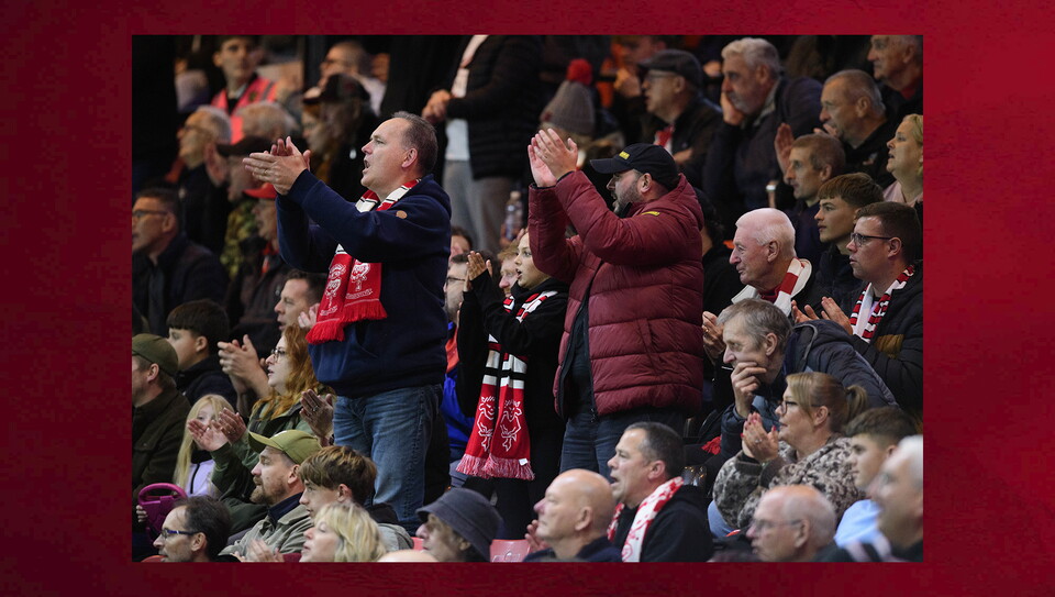 A fans photo from City's game against West Ham United