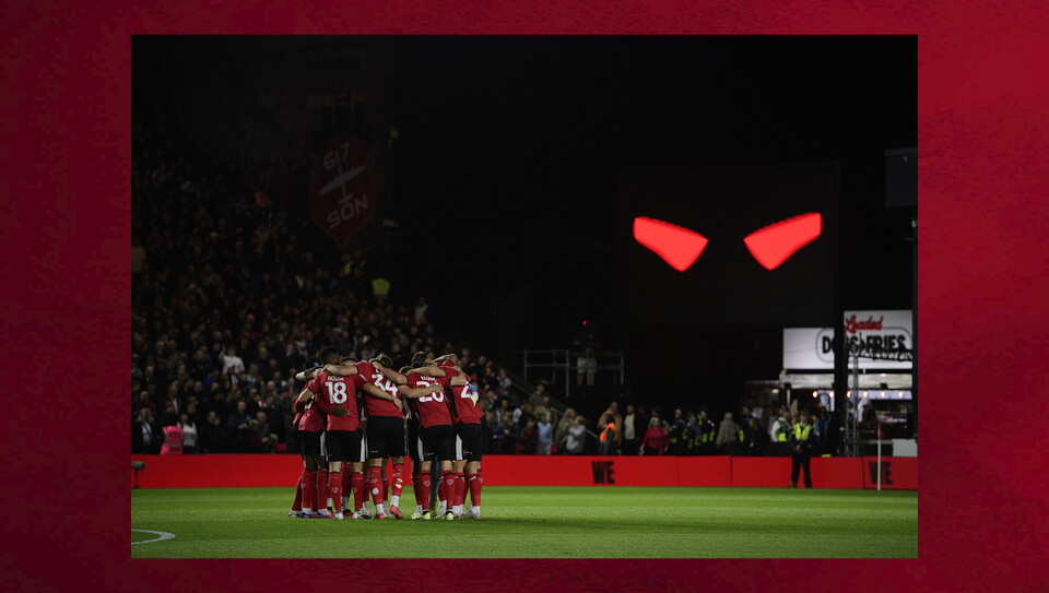 A match photo from City's game against West Ham United