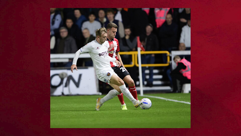 A match photo from City's game against West Ham United