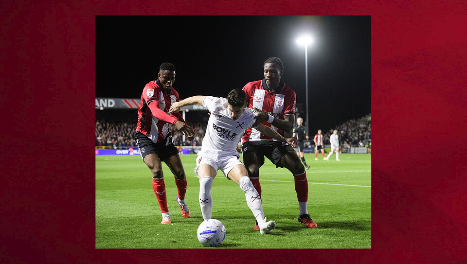 A match photo from City's game against West Ham United