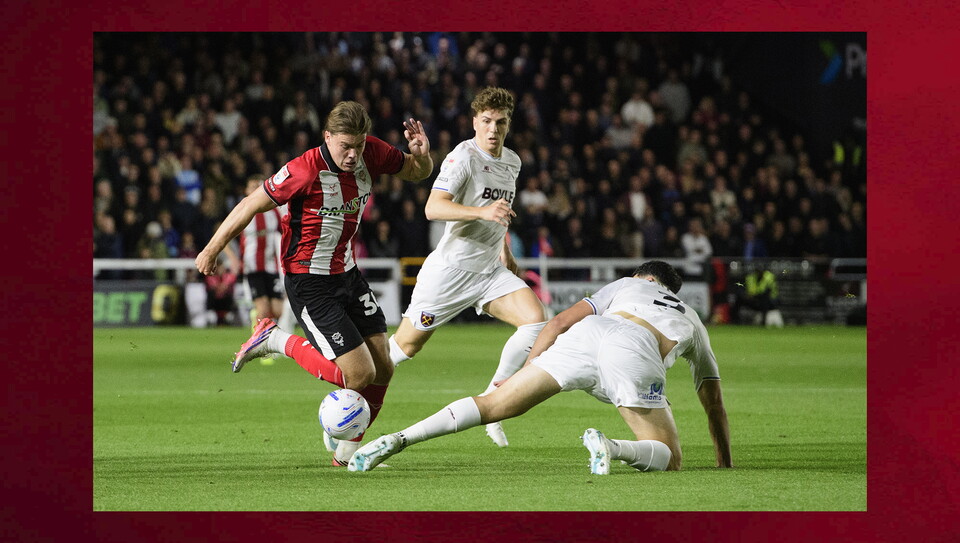 A match photo from City's game against West Ham United