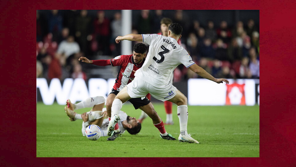 A match photo from City's game against West Ham United