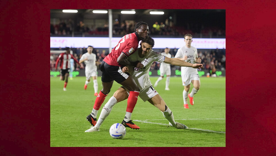 A match photo from City's game against West Ham United