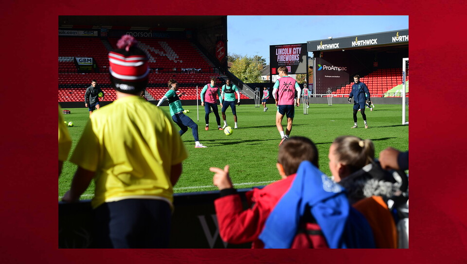 A photo from City's Open Training Session