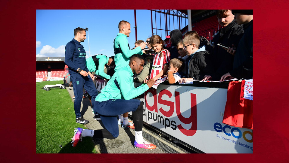 A photo from City's Open Training Session